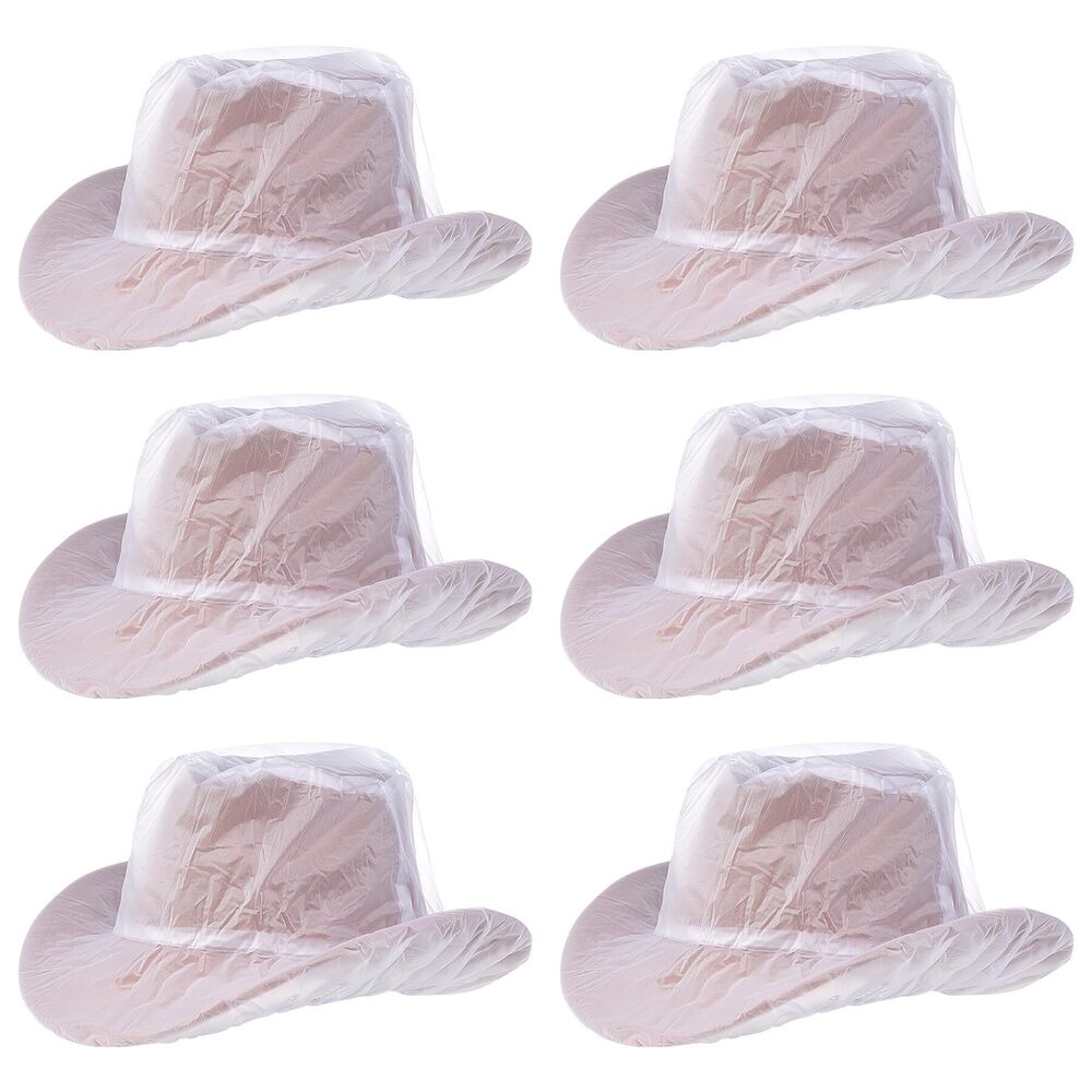 9963 Cowboy Hat Rain Covers Plastic Hat Waterproof Cover Cowboy Hat Covers